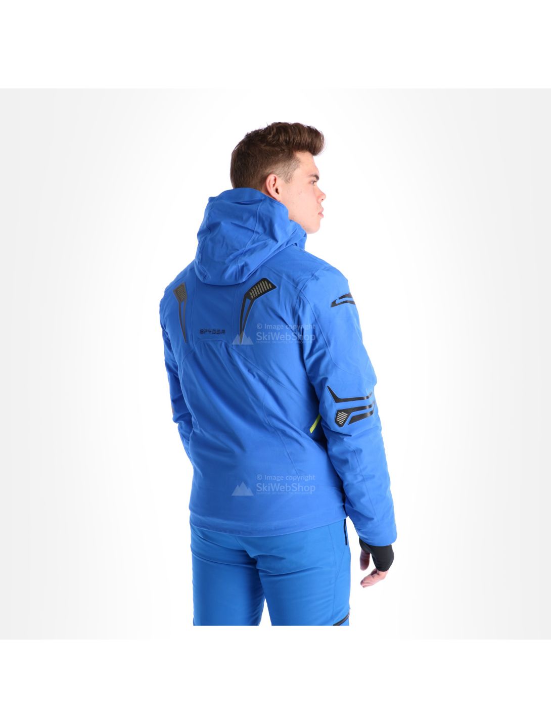 Spyder, Pinnacle veste de ski hommes sea bleu 