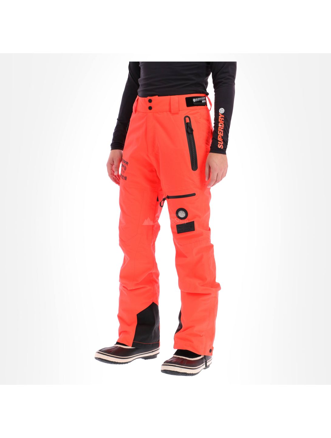 Superdry, SD Pro Racer Rescue Pant pantalon de ski hommes volcanic orange 