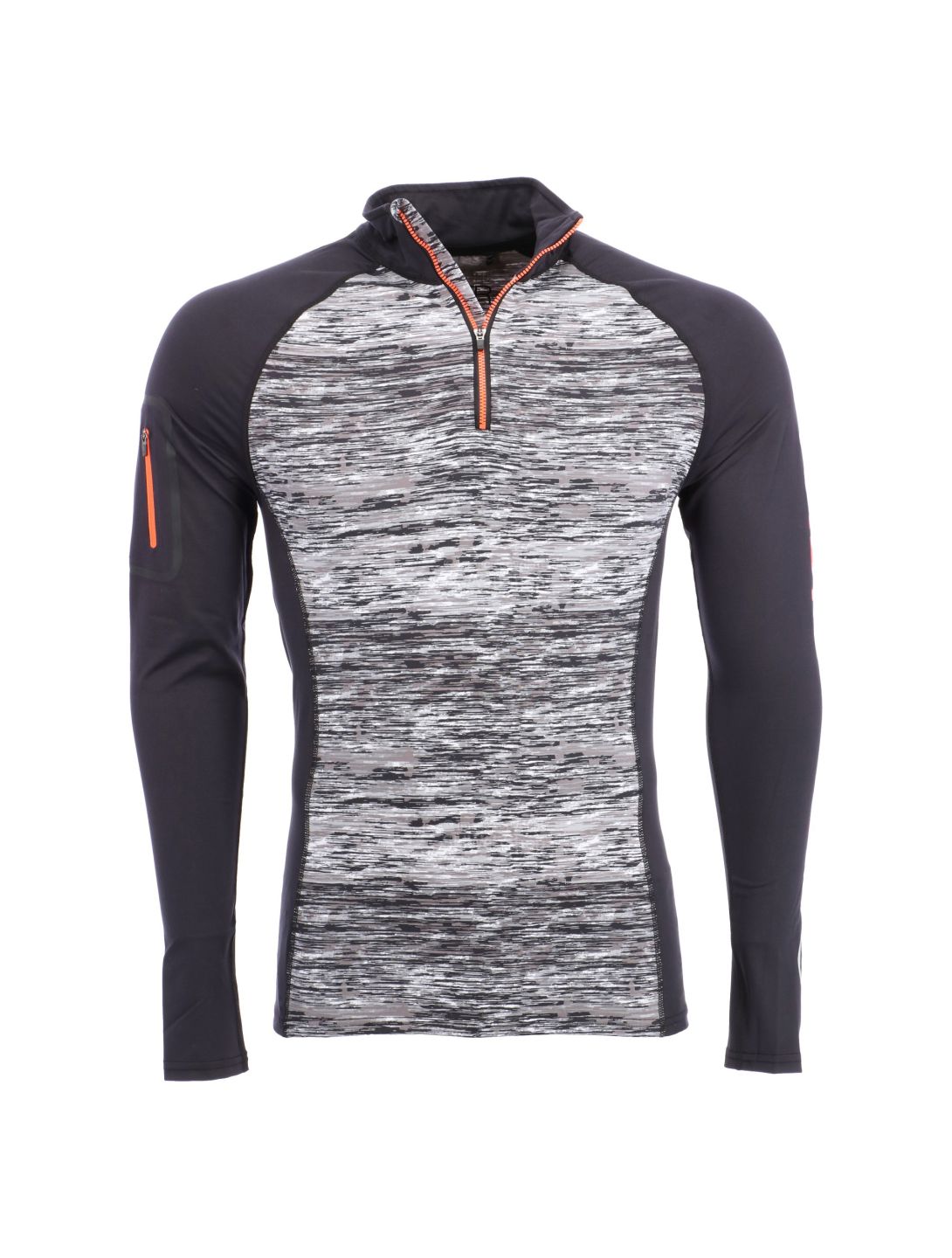 Superdry, pull de ski hommes carbon space dye gris 