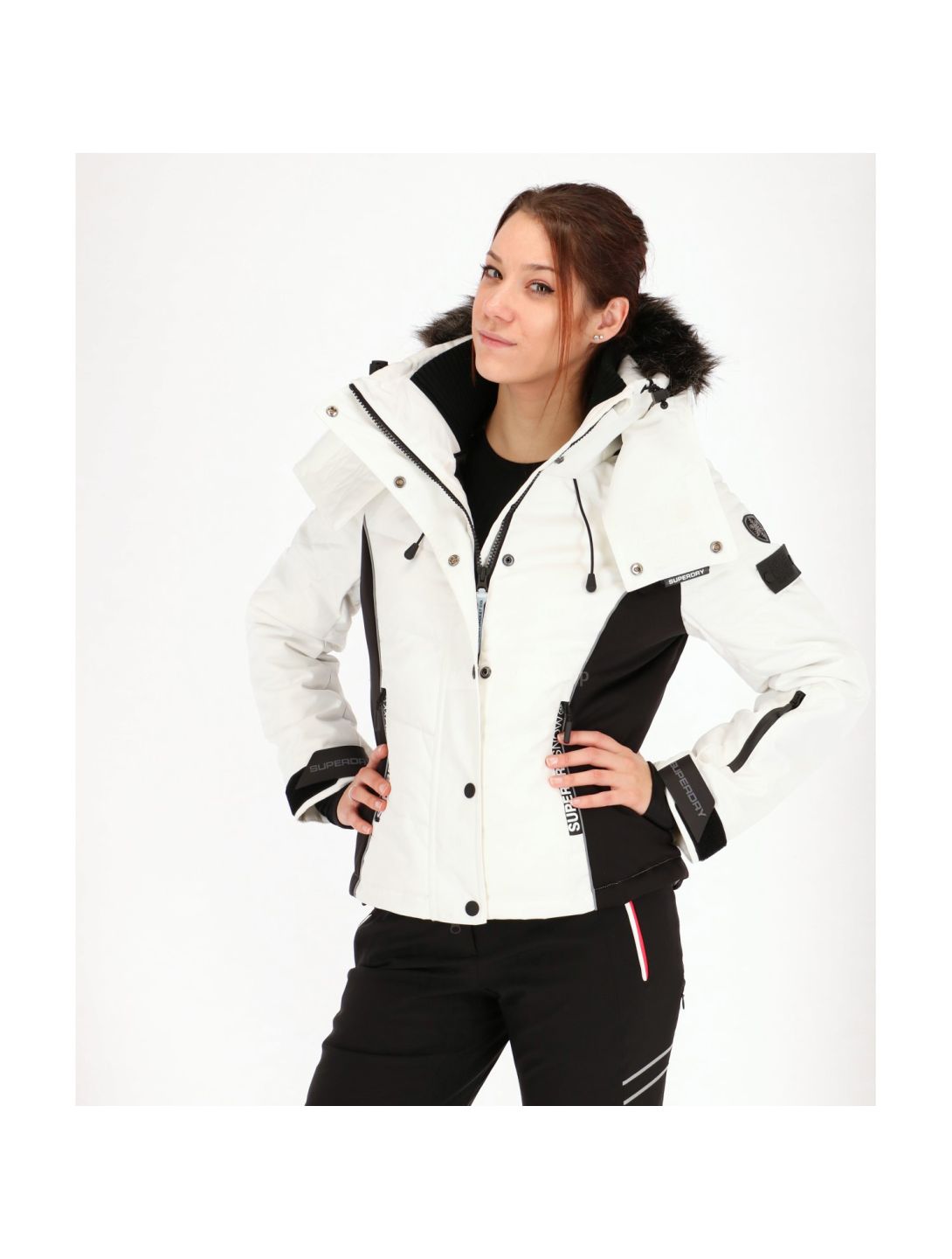 Superdry, veste de ski blanc 