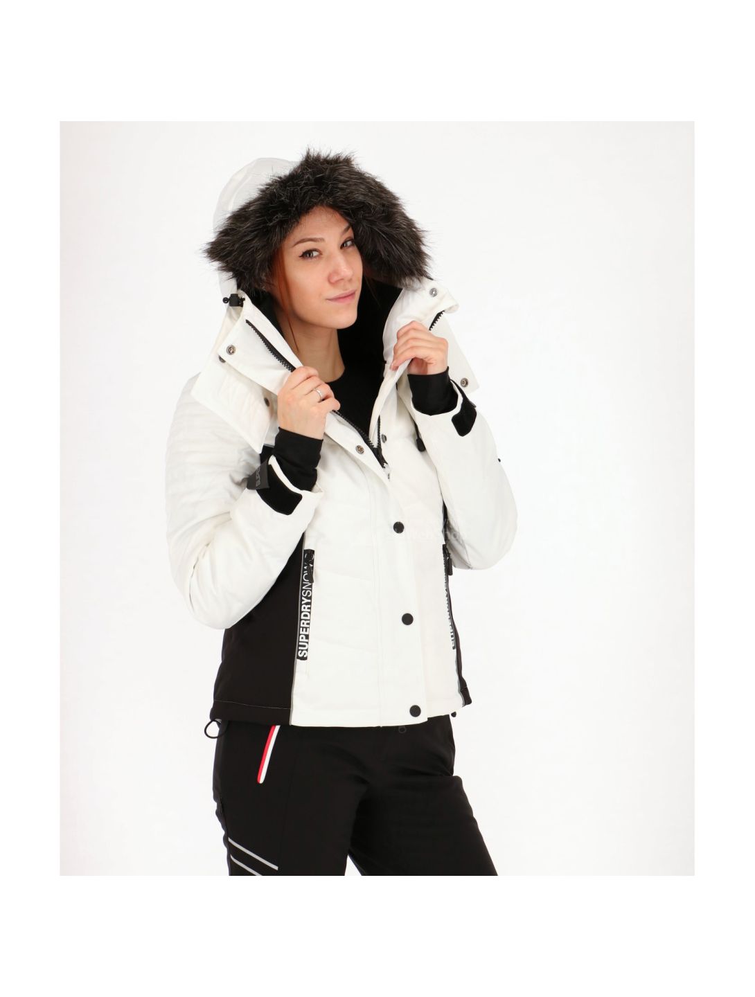 Superdry, veste de ski blanc 