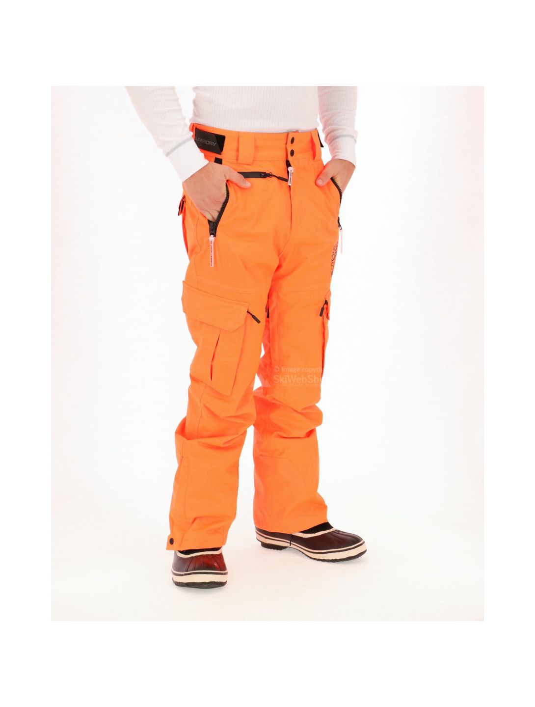 Superdry, veste de ski orange 