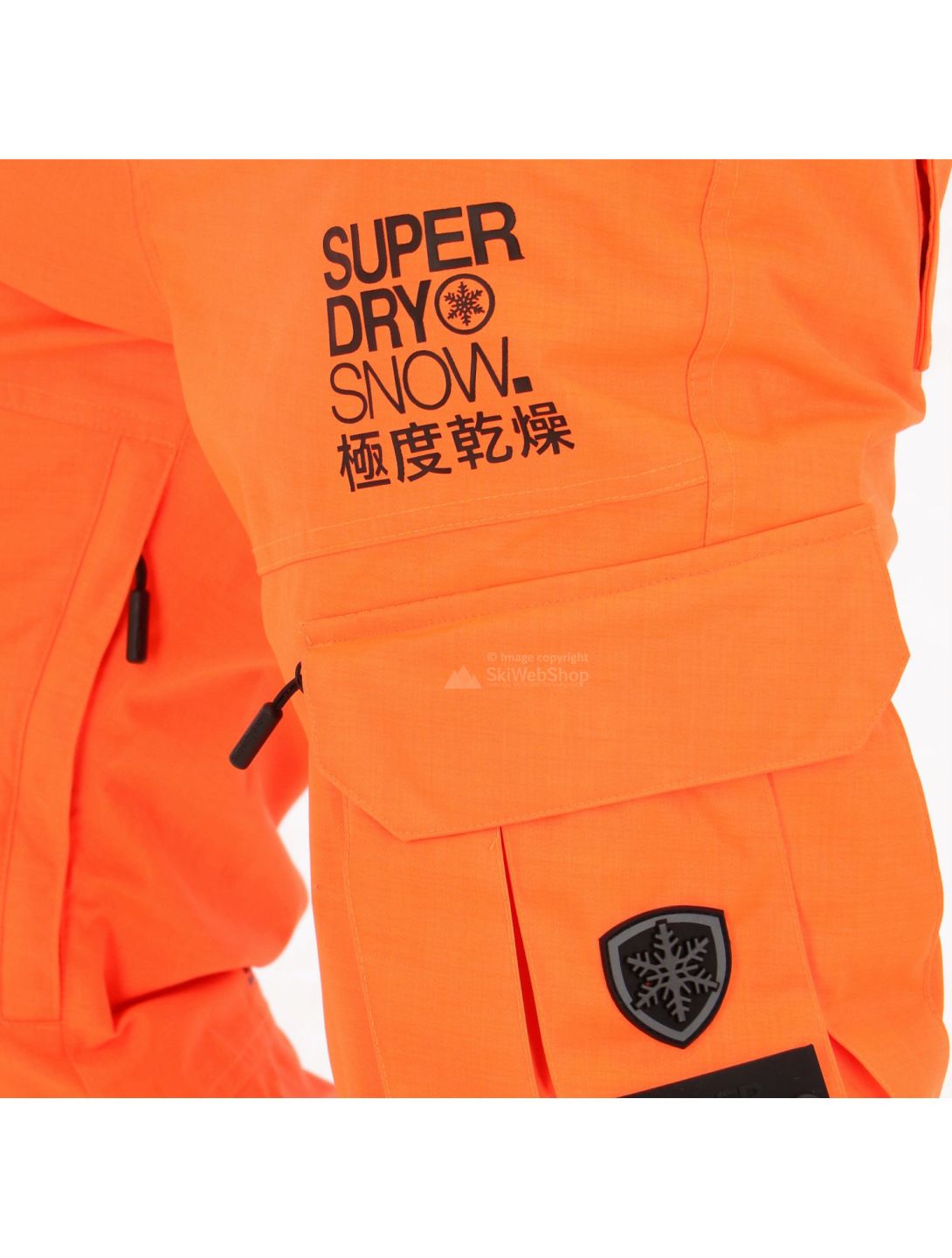 Superdry, veste de ski orange 