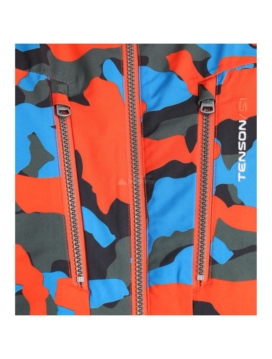 Tenson, Yanis Camo veste de ski hommes orange 