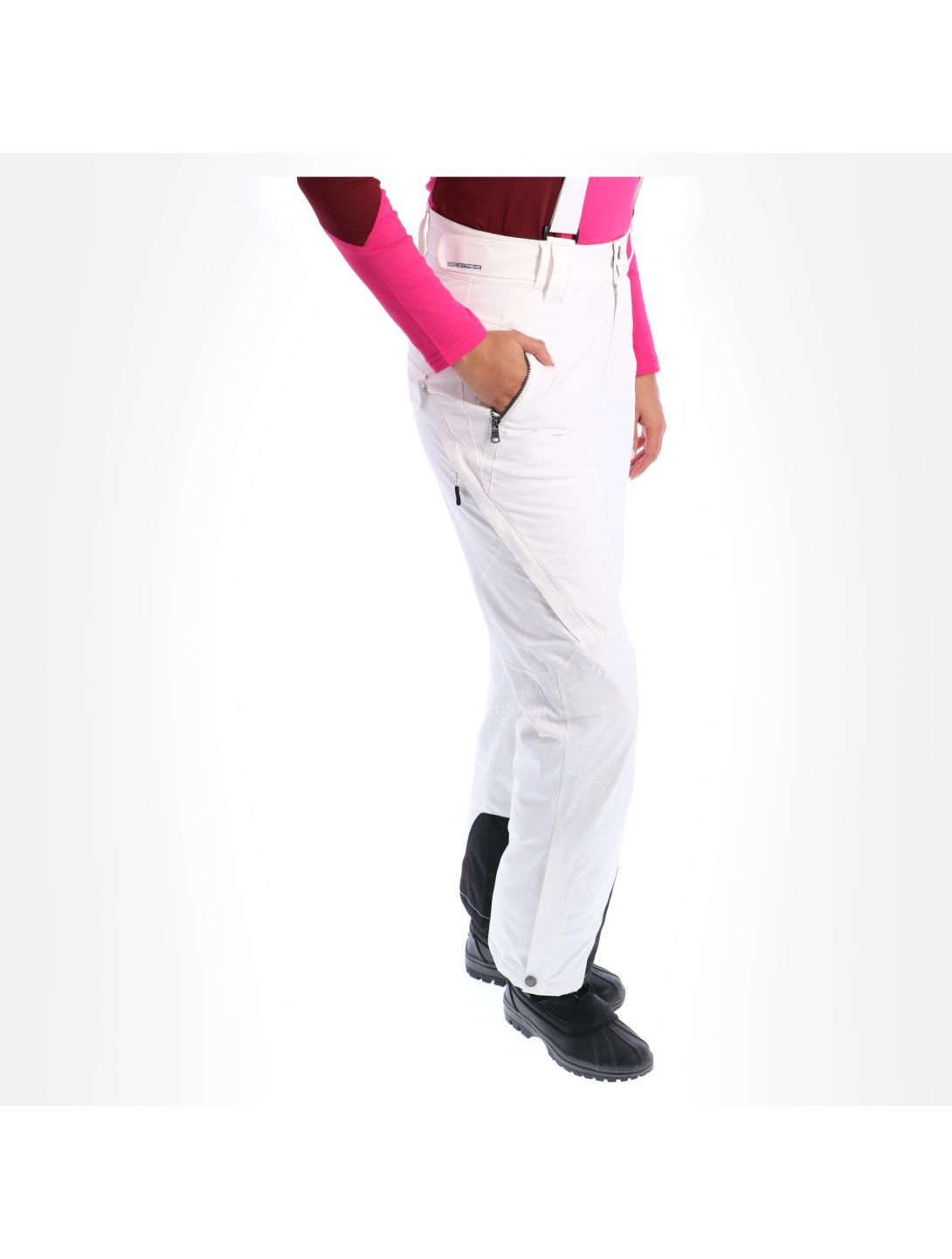 Tenson, Zola, ski pants, women, white