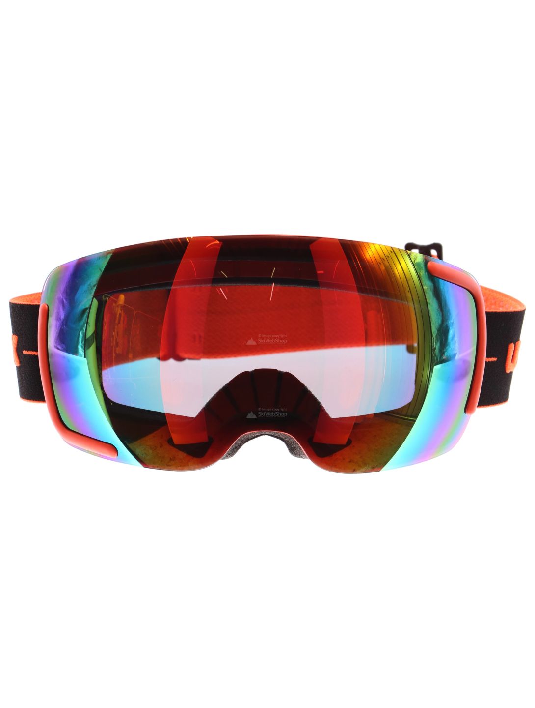 Uvex, lunettes de ski Sans cadre noir, orange 