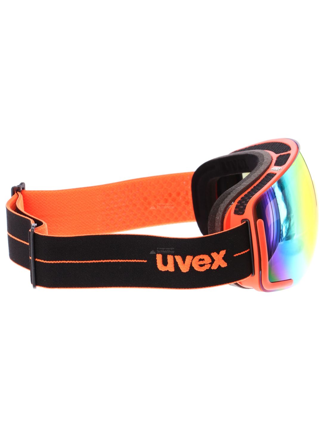 Uvex, lunettes de ski Sans cadre noir, orange 