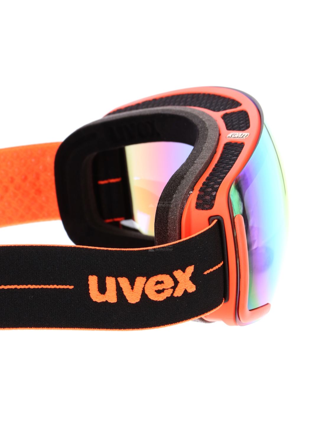 Uvex, lunettes de ski Sans cadre noir, orange 