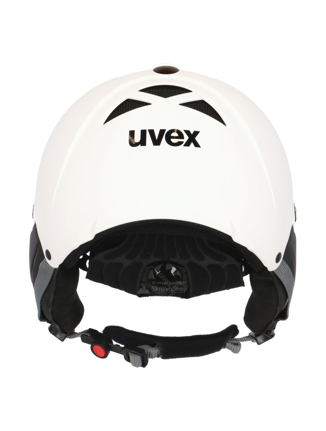 Uvex, HLMT 300 Visor Vario ski helmet, matt white