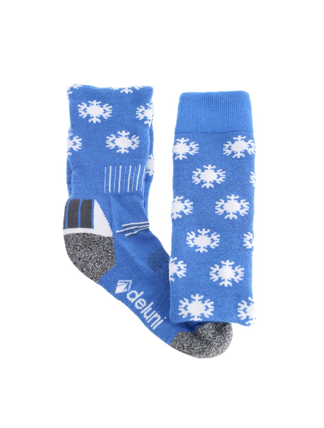 Deluni, Joyride chaussettes de ski unisexe Snowflakes multicolore 