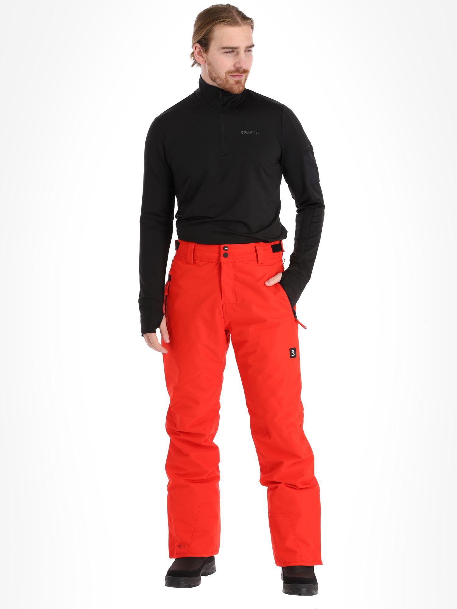 Brunotti Footrail pantalon de ski hommes Risk Red rouge SkiWebShop