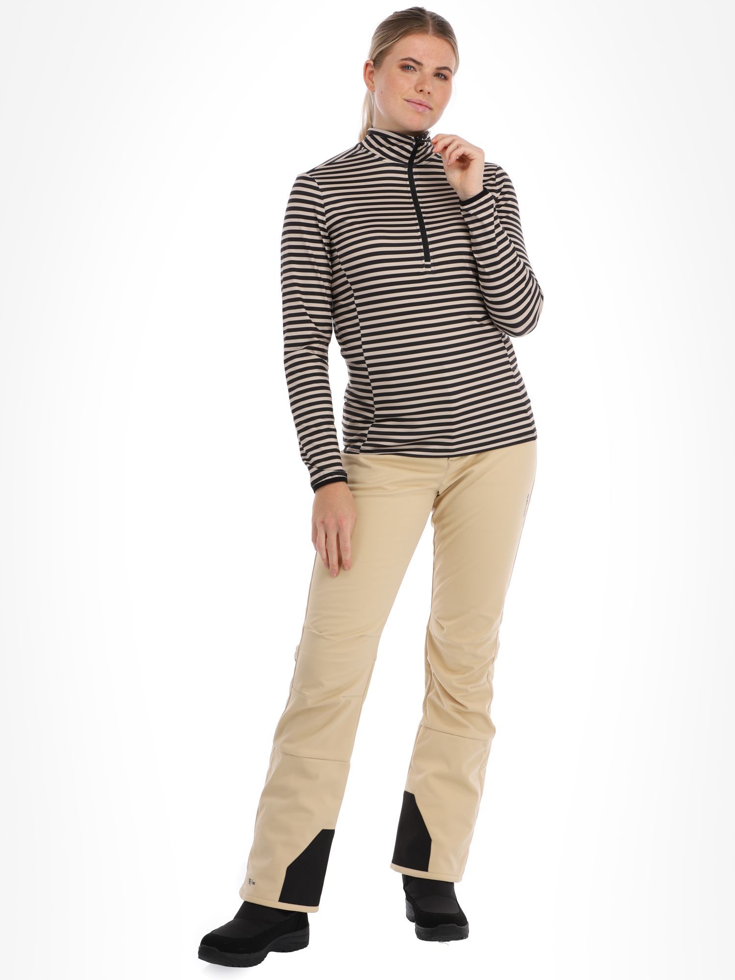 Brunotti Rodika pull de ski femmes Canvas beige SkiWebShop