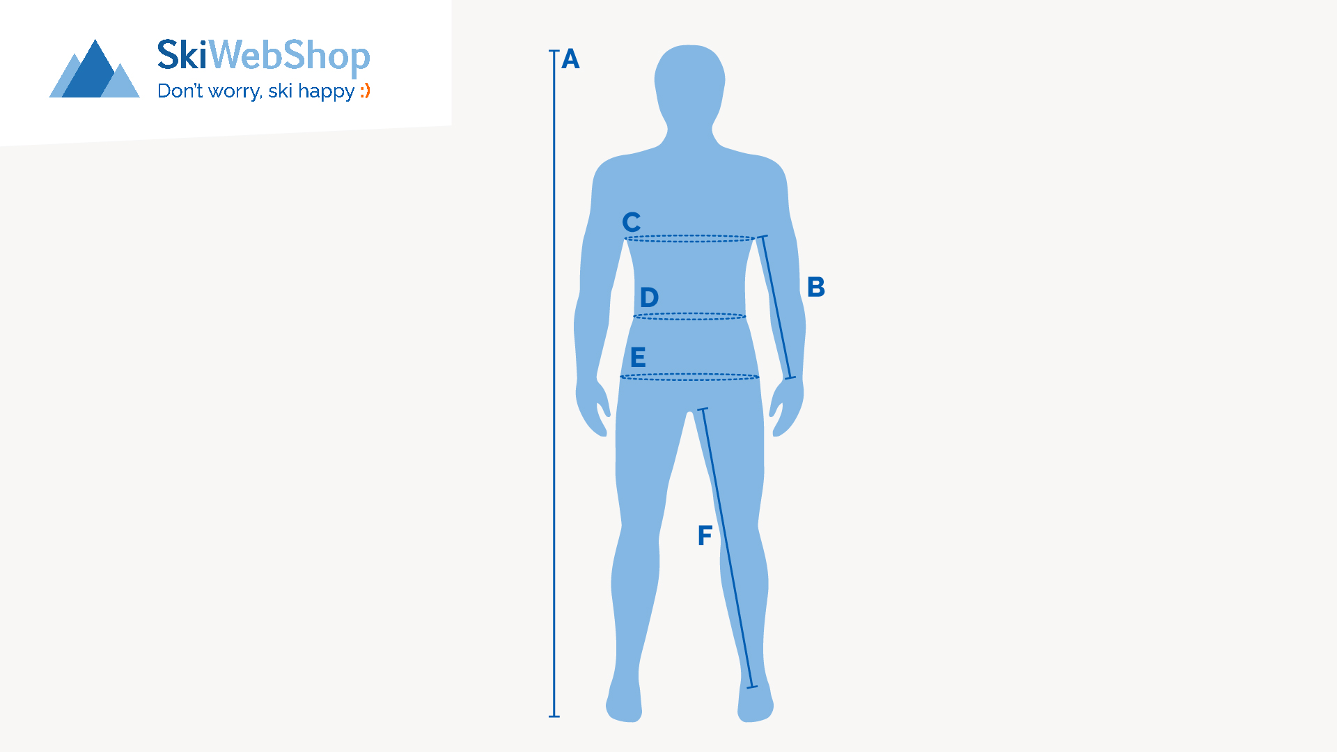 Mesurer la taille des vêtements de ski